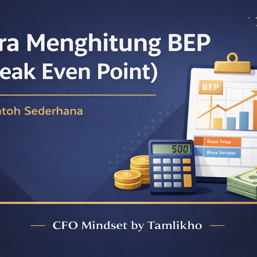 cara menghitung bep secara visual