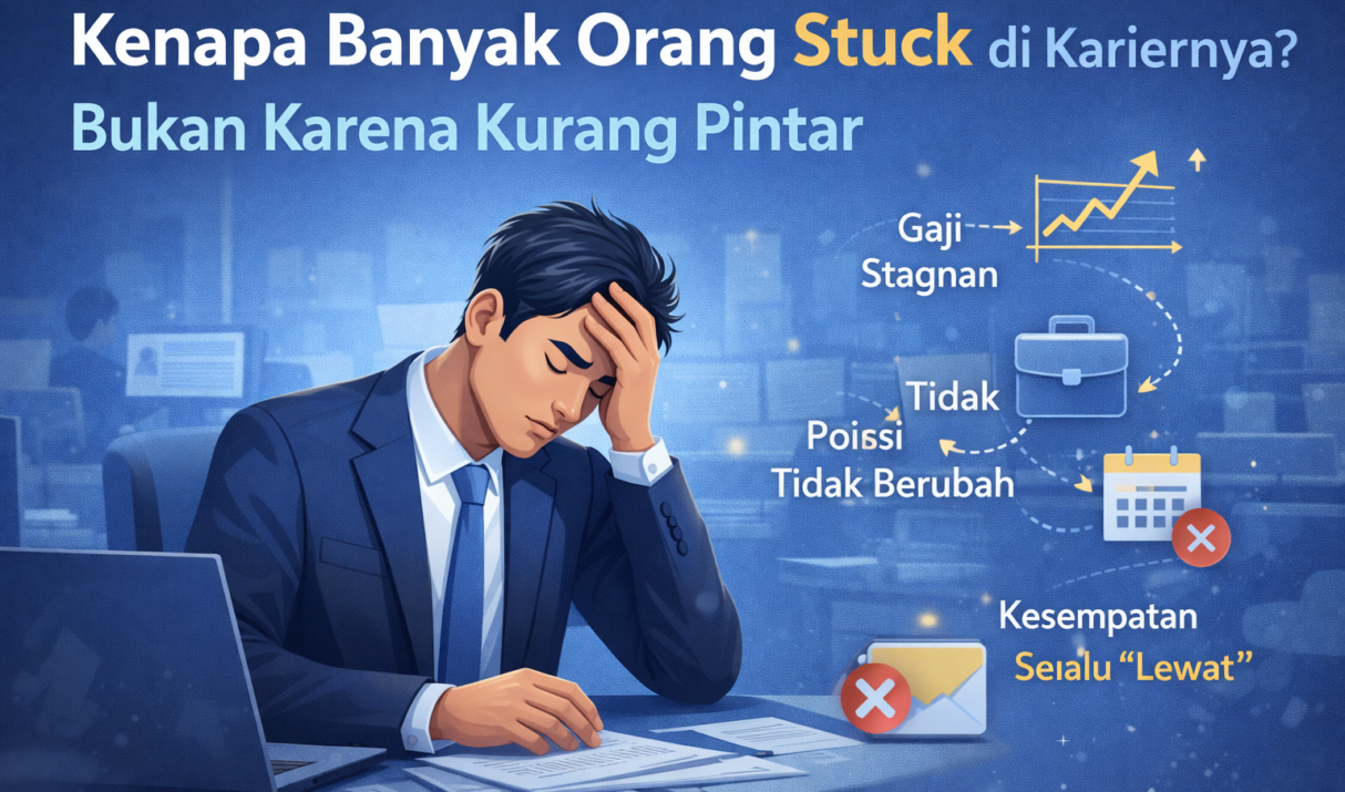 Kenapa Banyak Orang Stuck di Kariernya? Bukan Karena Kurang Pintar